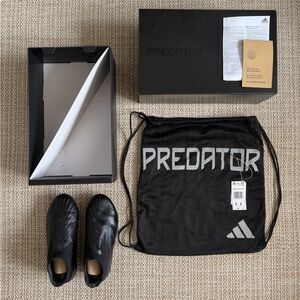 Adidas PREDATOR ACCURACY + FG Black Soccer Cleats + bag